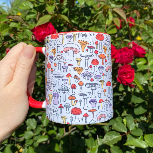 Mushroom Doodles Mug