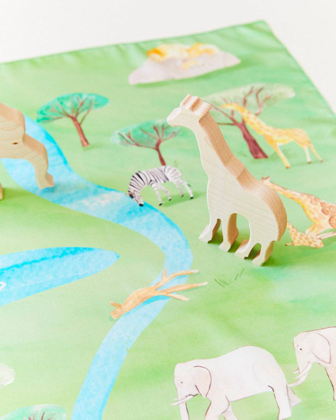 Safari Playmap - Activity Playmap Featuring Safari Animals