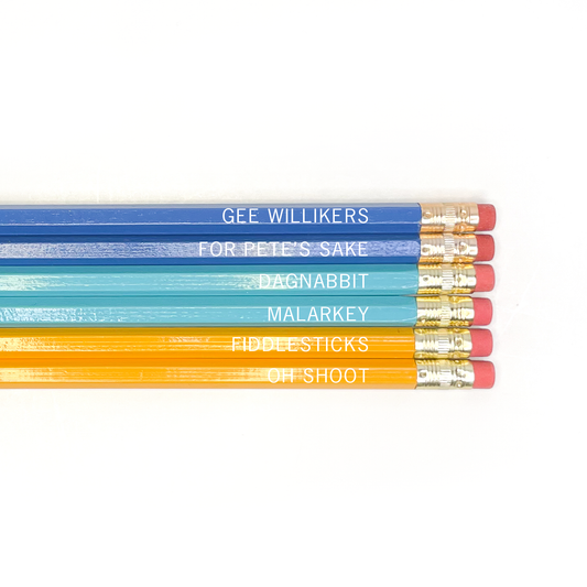 Grandpa's Cuss Words set Of 6 Pencils