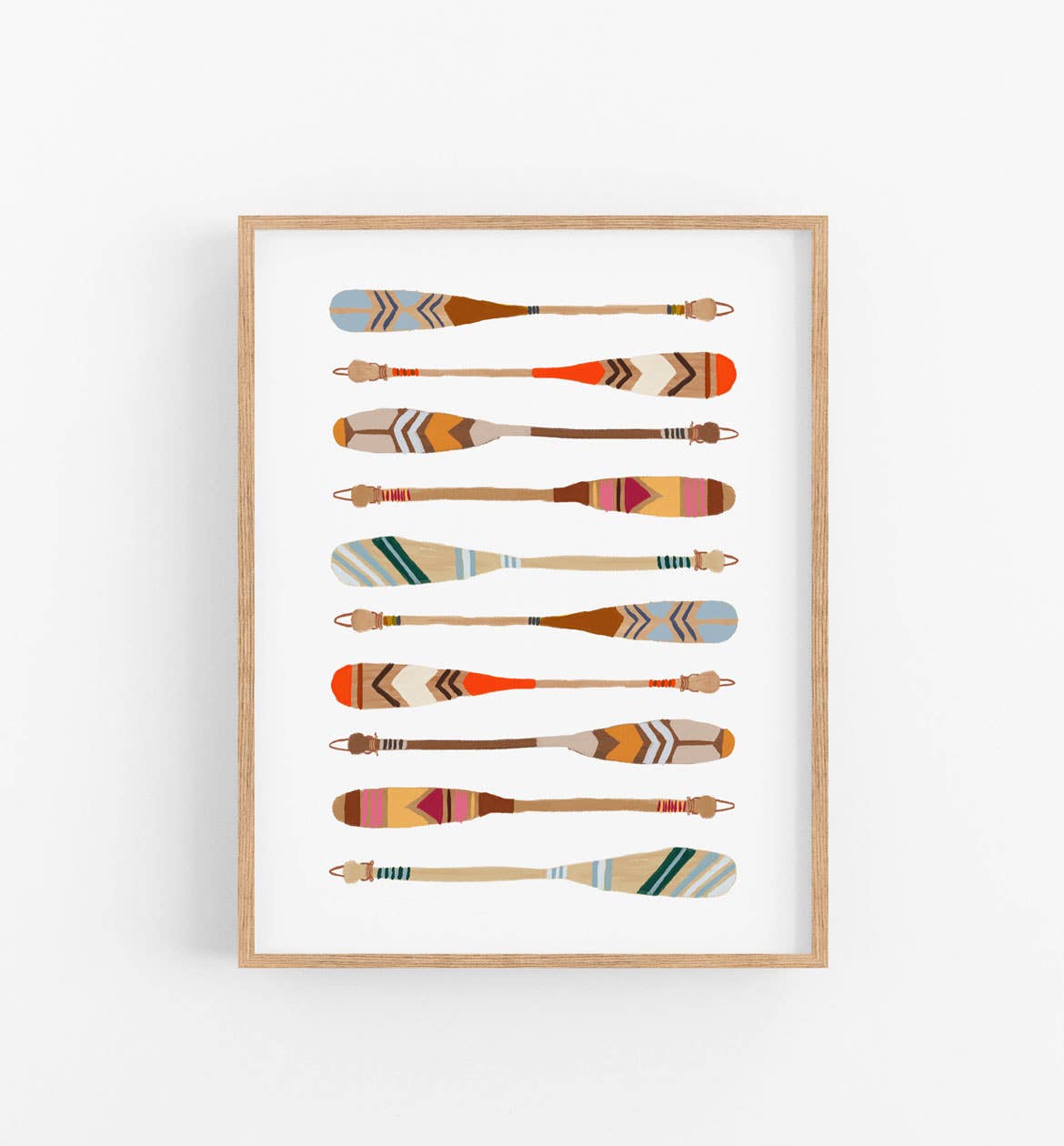 Paddles Art Print