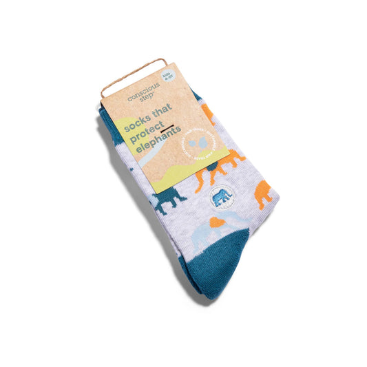 Kids Socks that Protect Elephants: Youth