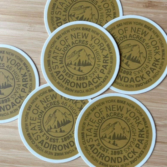 Adirondack Mountain Marker Sticker