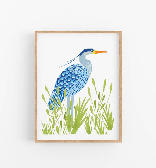 Heron Art Print