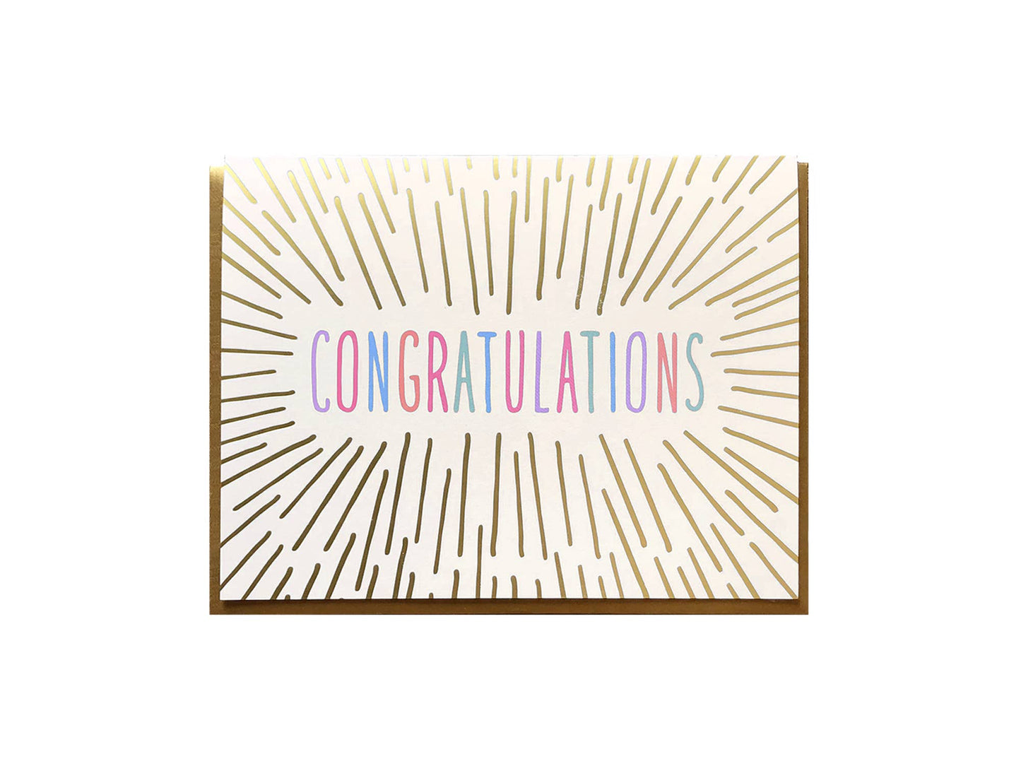Congrats Beams Card