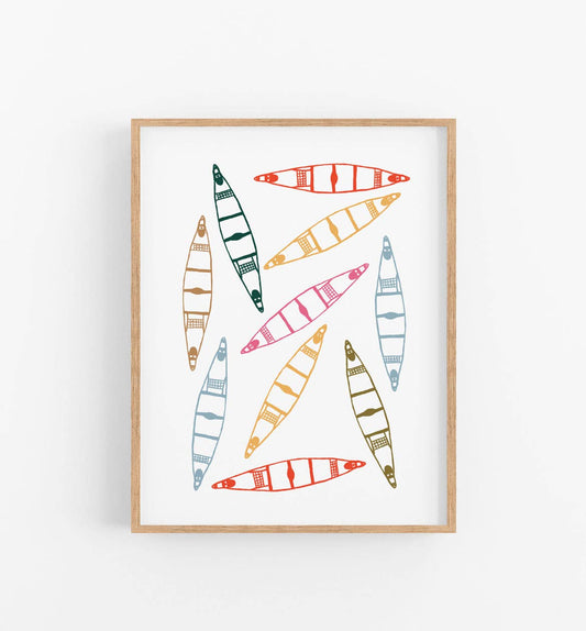 Canoe Art Print