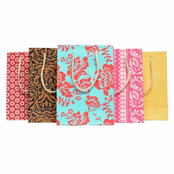 Recycled Paper Medium Gift Bag 7x3.5x10