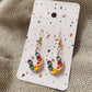 Artist Paint Palette Earrings, White Speckled
