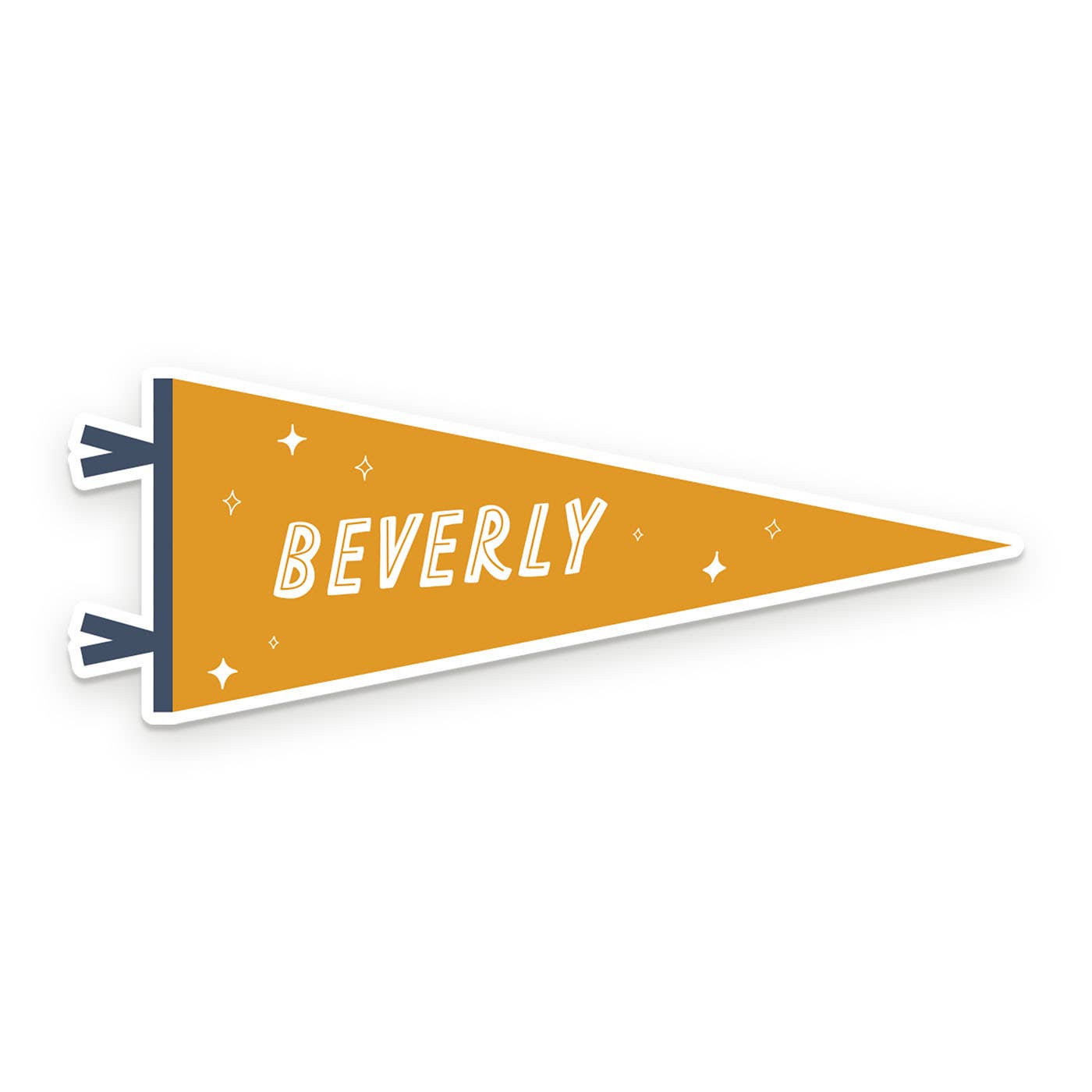 Saranac lake Pennant Sticker