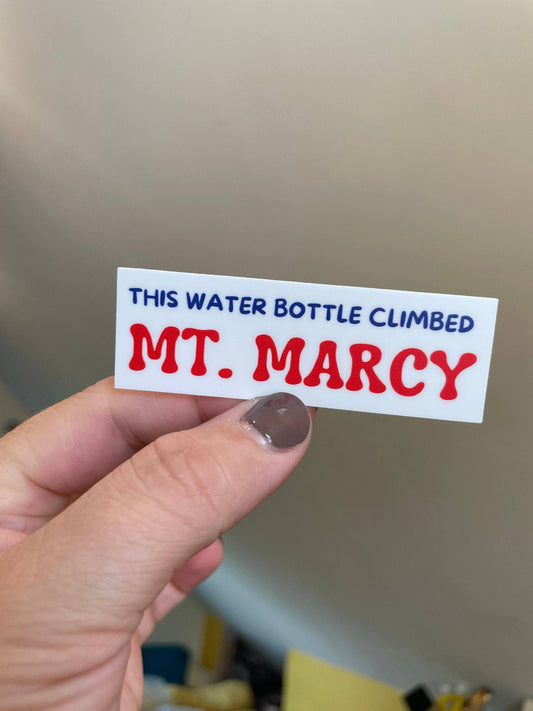 This Water Bottle Climbed Mt. Marcy Sticker