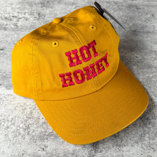Hot honey baseball Cap Unisex Dad Hat chef mustard yellow