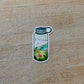 Let's Go Water Bottle Vinyl Sticker (3x3in)