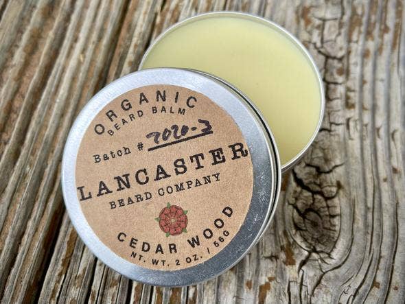 Cedar Wood Organic Beard Balm: 0.5 Oz