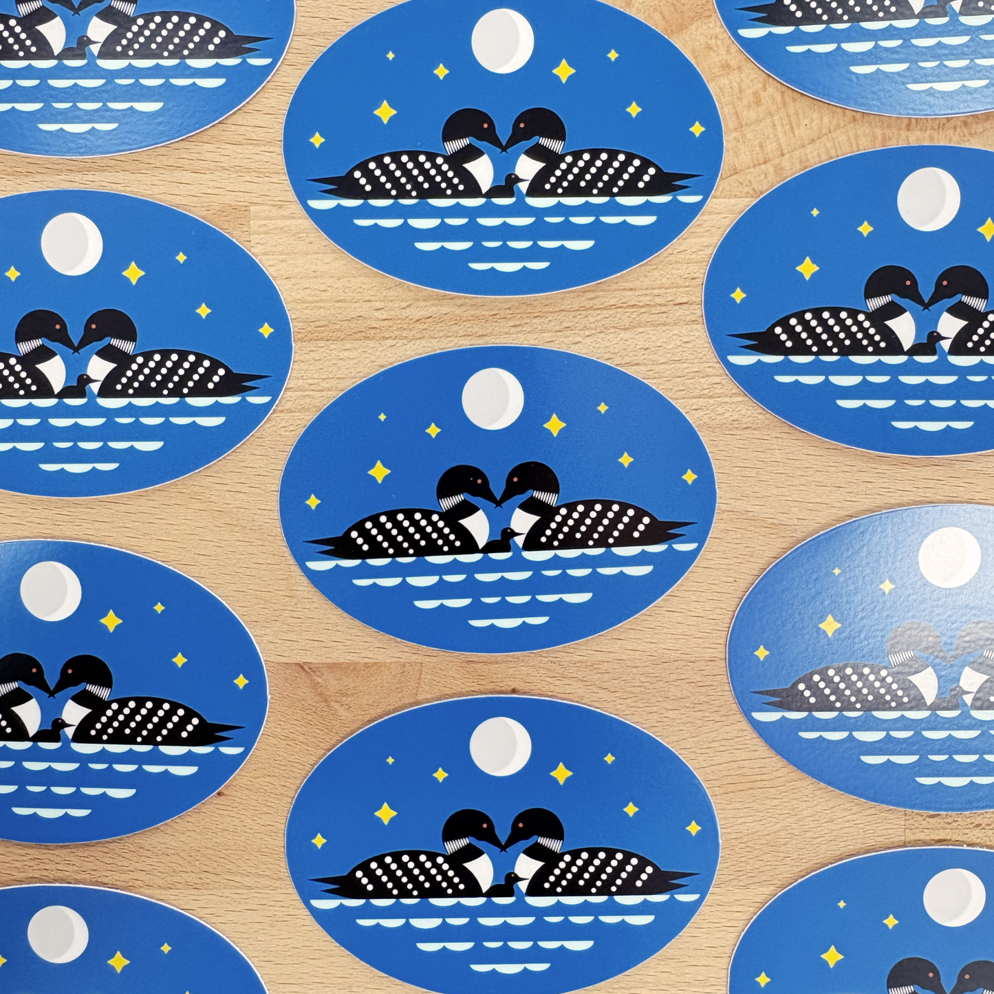 Loon Family Vinyl Sticker