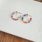 Cam Mini Hoops - Fiesta // Earrings, Jewelry, Gifts, Best Seller