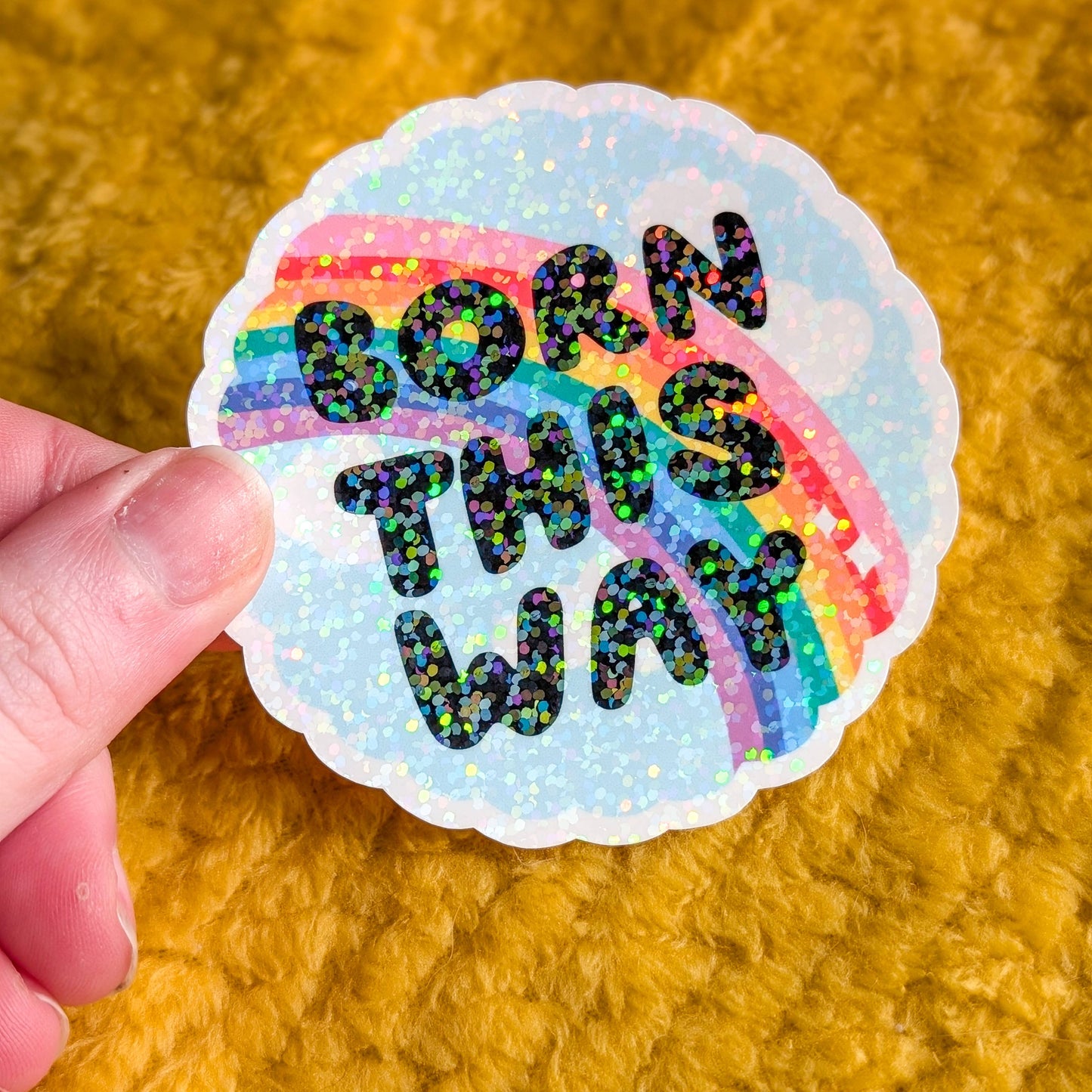 Born this way sticker