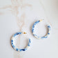 Camy Hoops - Greek Goddess Blue // Earrings, Gifts