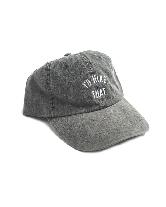 I'd Hike That Dad Hat | Charcoal