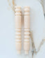 Geometric Taper Candles | Neutral