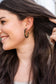 Camy Hoops - Olive Tortoise // Earrings, Jewelry, Gifts, Fall