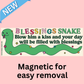 Blessings Snake Bumper Magnet