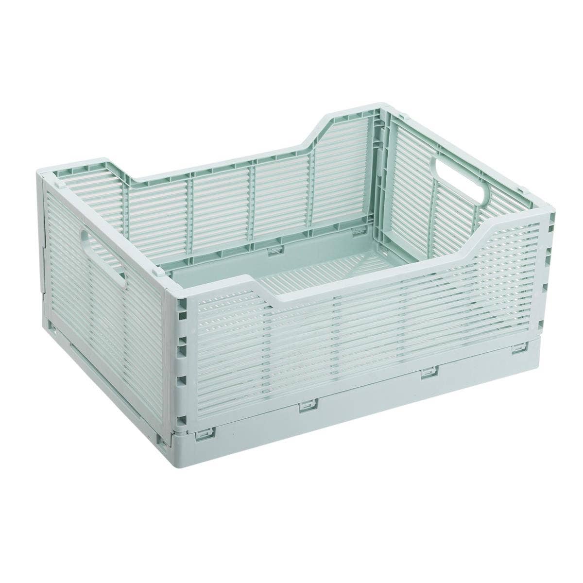 Truu Design Folding Storage Crate, 16x12x7",7 colors