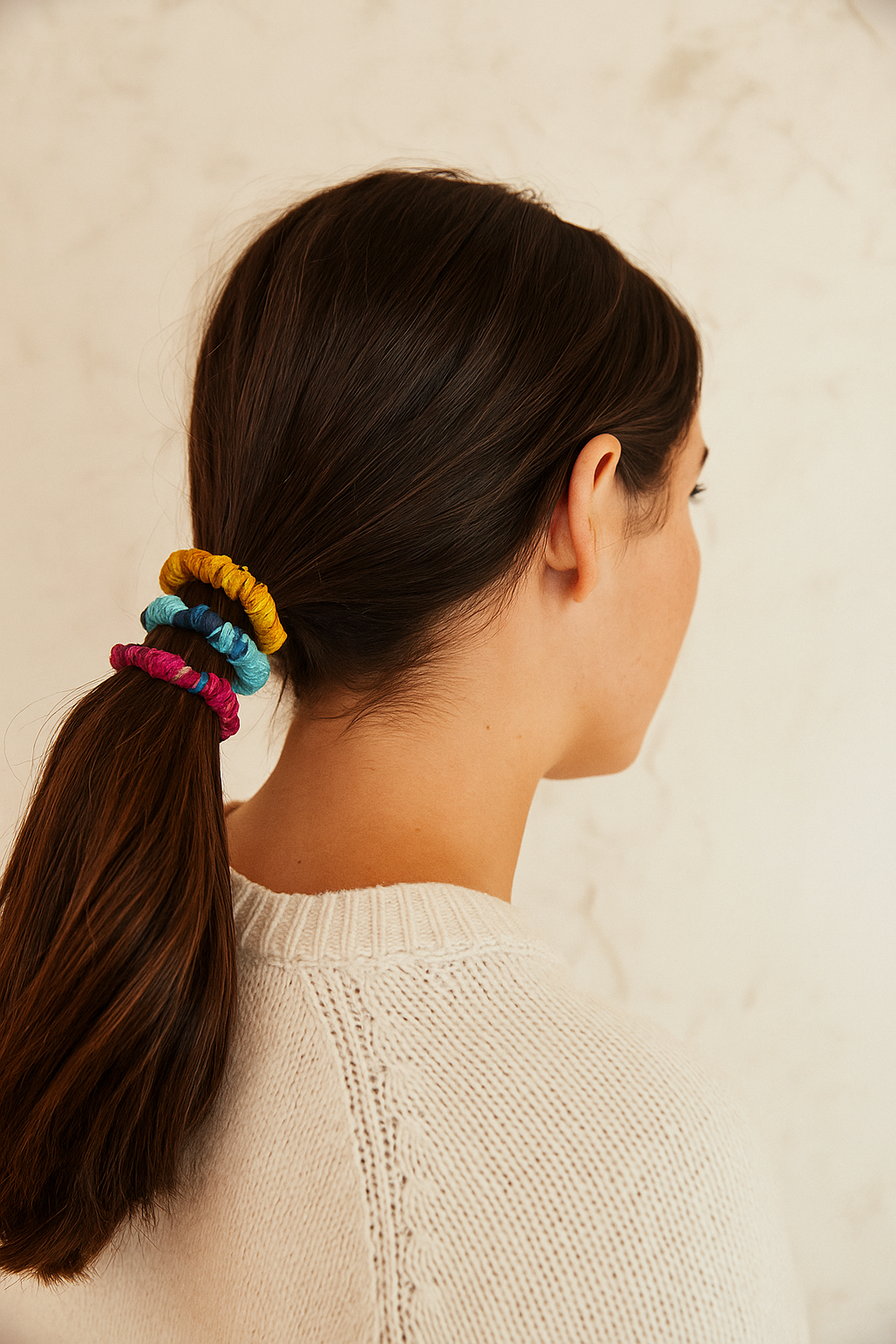Priya Multi-Use Scrunchie/Bracelet - Set of 3 Assorted