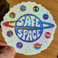 Safe space lgbtq sticker pride ally month hydroflask journal