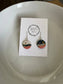 Day & Night Landscape Circle Earrings