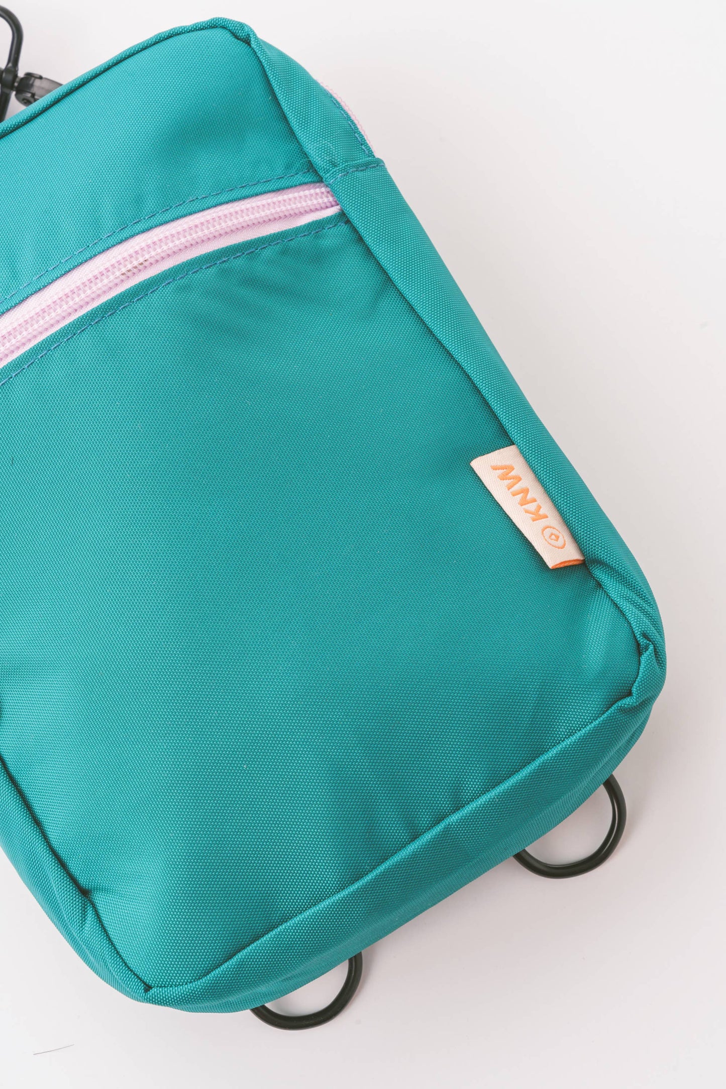 Recycled Crossbody Bag | Teal/Lavender