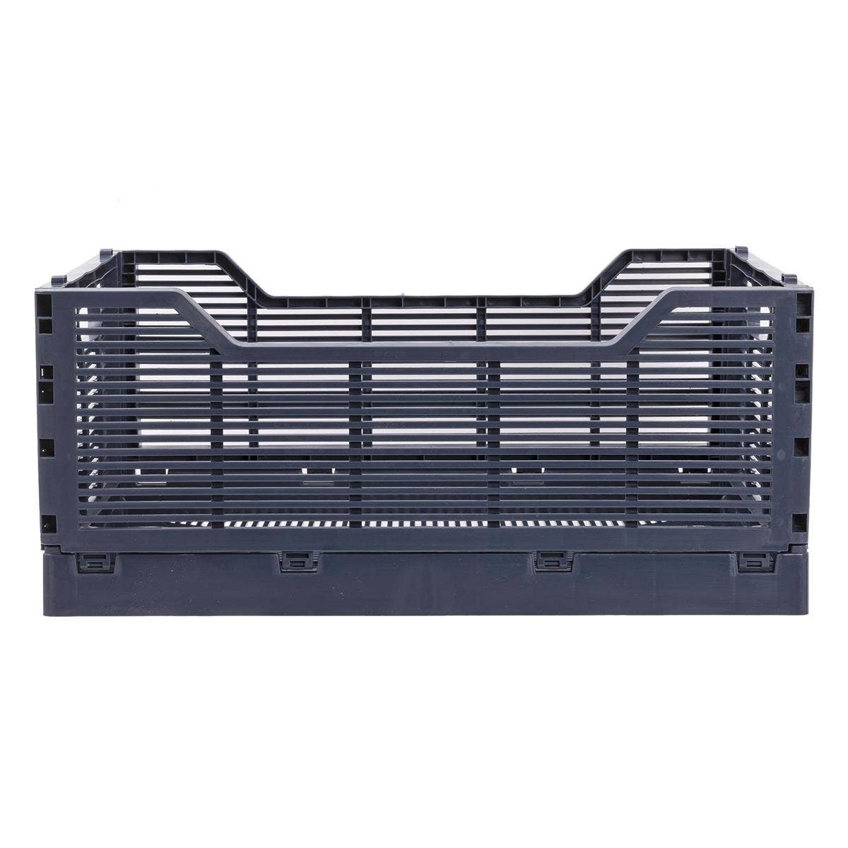 Truu Design Folding Storage Crate, 16x12x7",7 colors