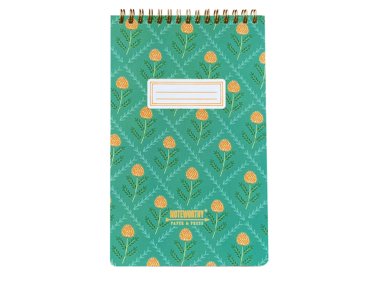 Gold Poms Small Notebook