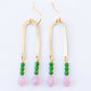 Long Arch Beaded Earrings