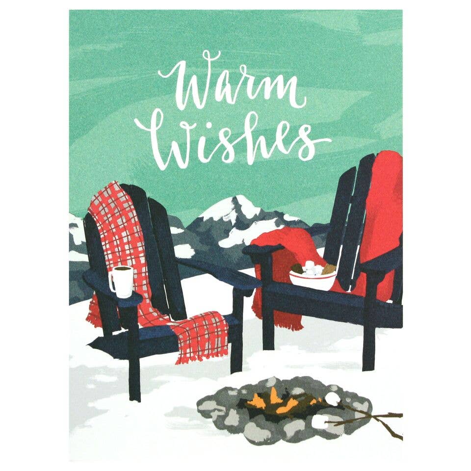 Adirondack Chairs Holiday Card