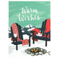 Adirondack Chairs Holiday Card