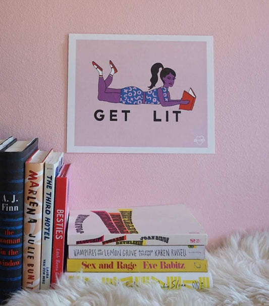 8" x 10" Get Lit Art Print
