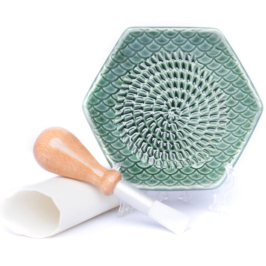 Sage 3 Piece Set: Ceramic Grater, Peeler, Brush