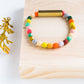 Mixed Beads and Brass Bracelet