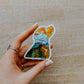 Dog Mountain Vinyl Sticker (3x3in)