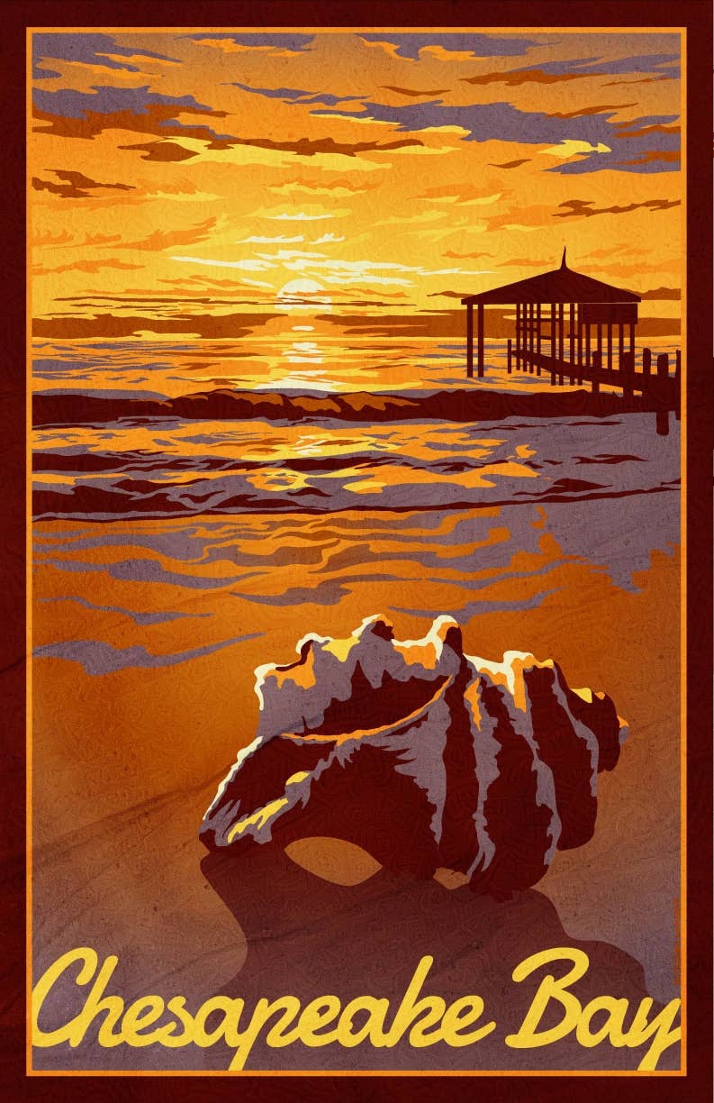 Retro Name Drop Magnet | Custom Vintage Travel Souvenir