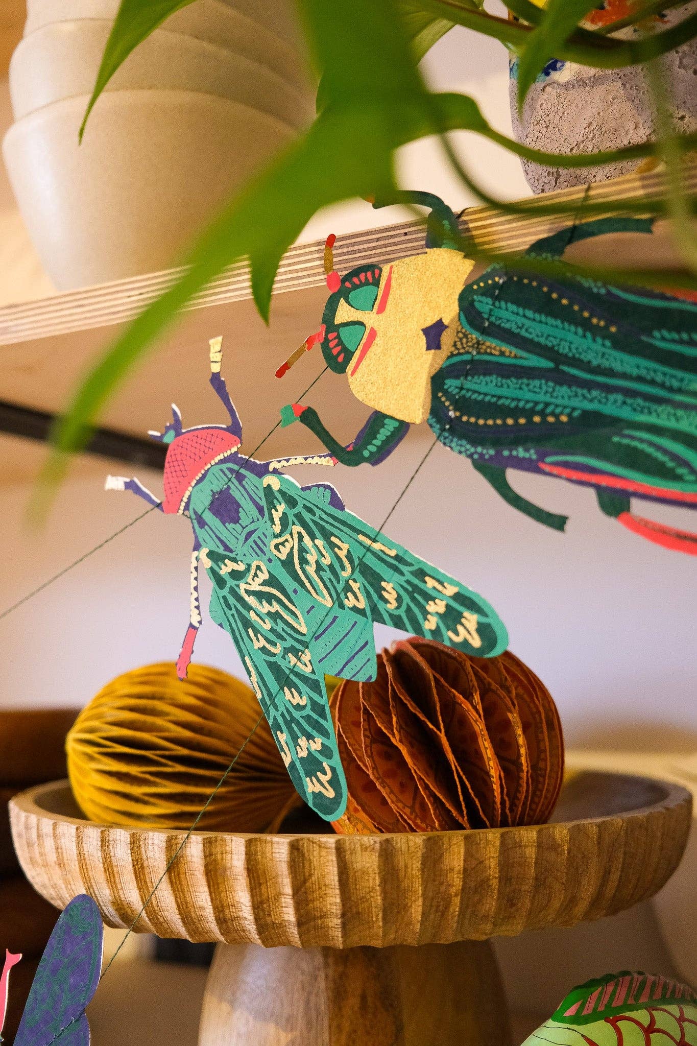 INSECTS SEWN GARLAND