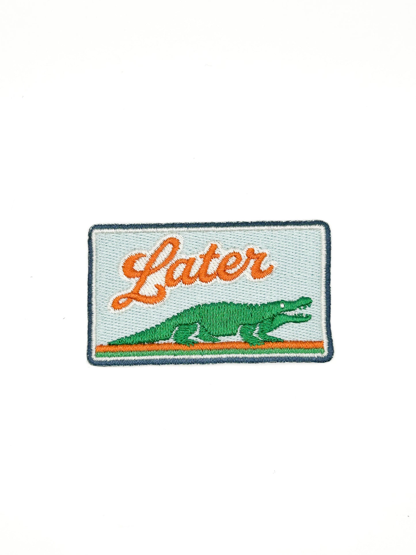 Later Gator Embroidered Patch – Alligator Patch, Southern