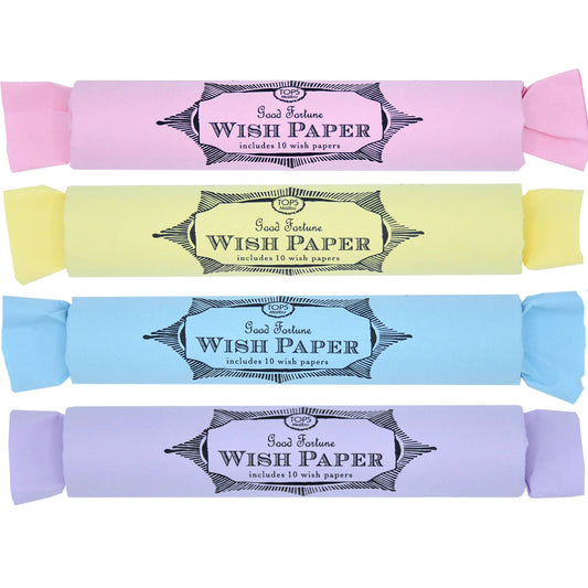 Wish Paper - Pastel - Tube of 10 - Assorted Colors