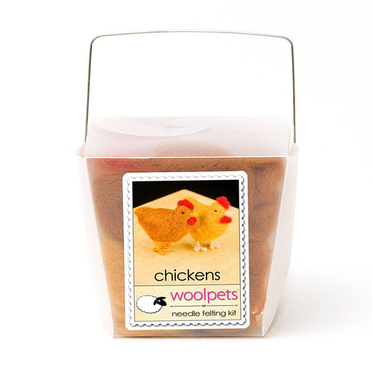 Chickens Felting Kit