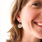 Ceramic Floral Drop Earrings