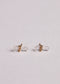 Mineral Point - Clear Quartz - Gold Wire Wrapped Earrings