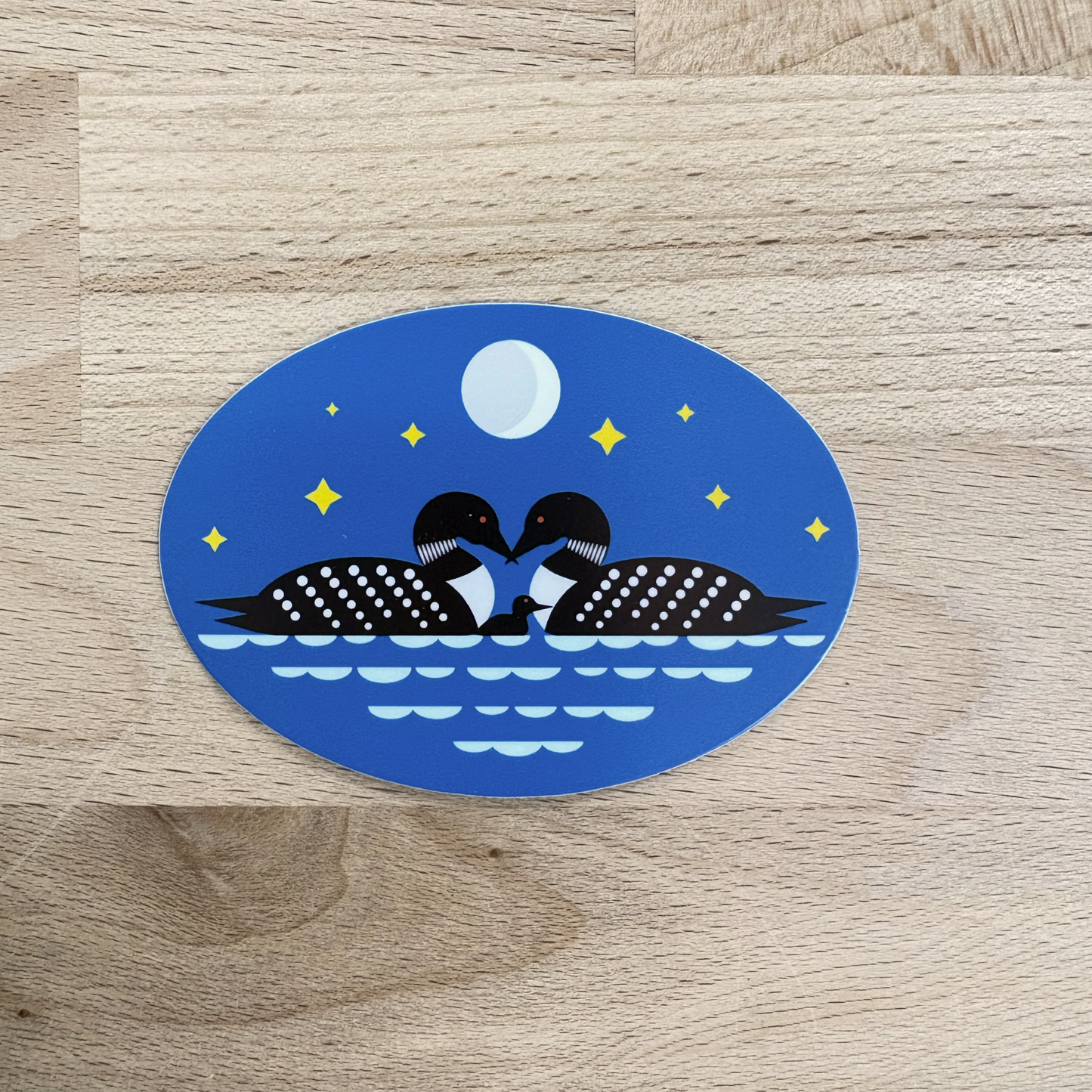 Loon Family Vinyl Sticker