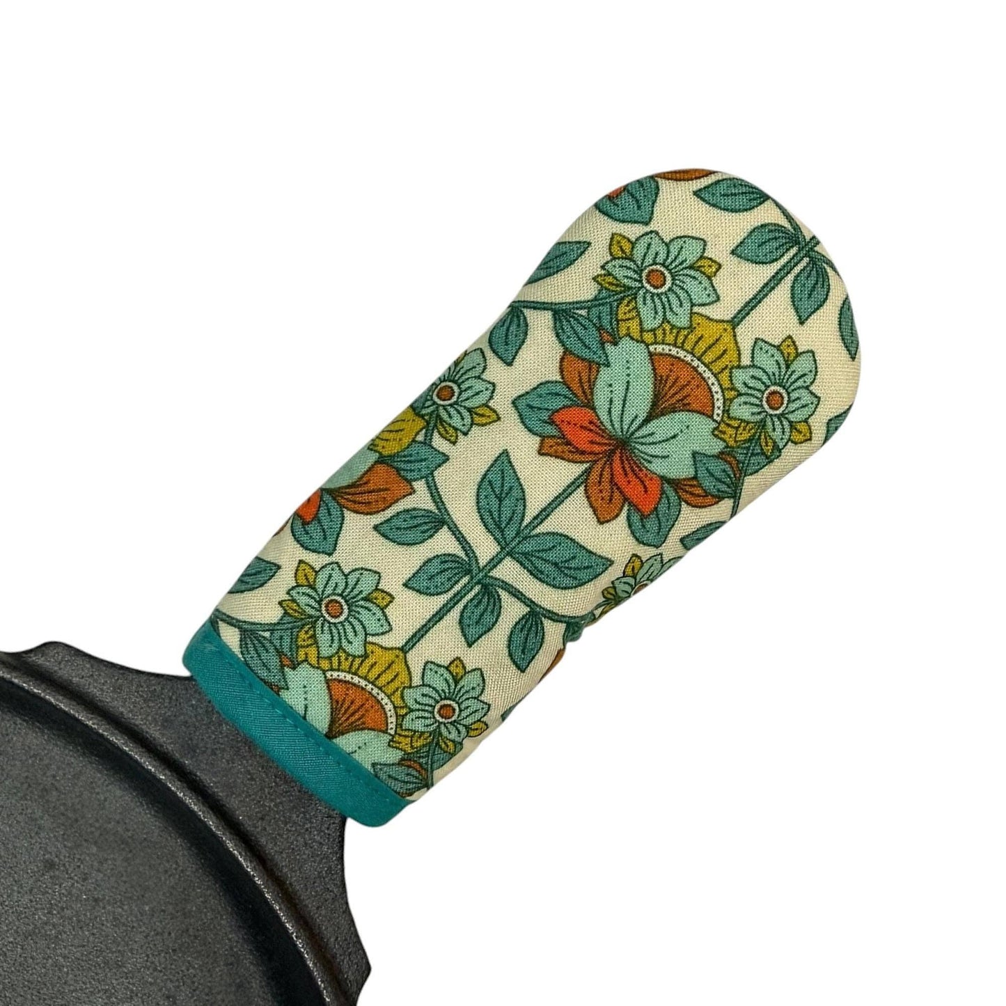 Cottage Bloom Cast Iron Handle Mitt