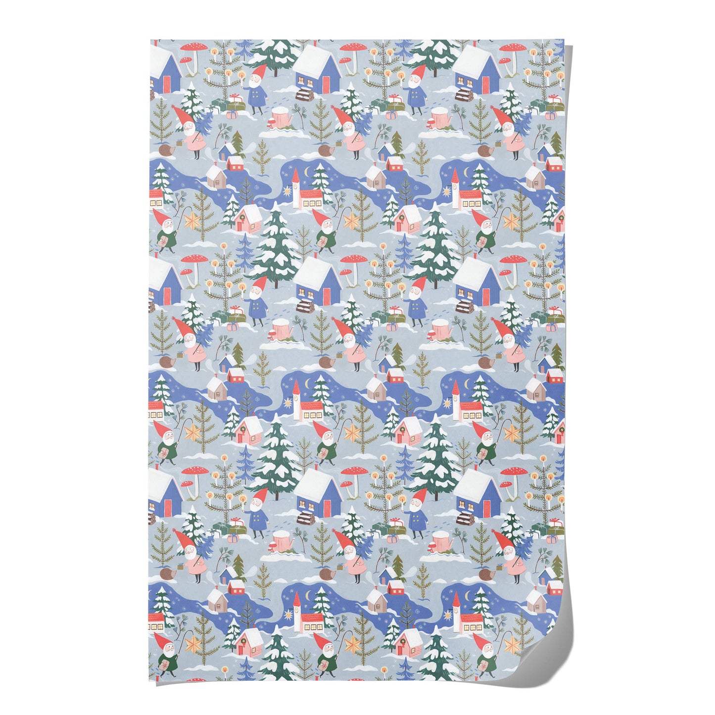 Holiday Gnomes holiday wrapping paper