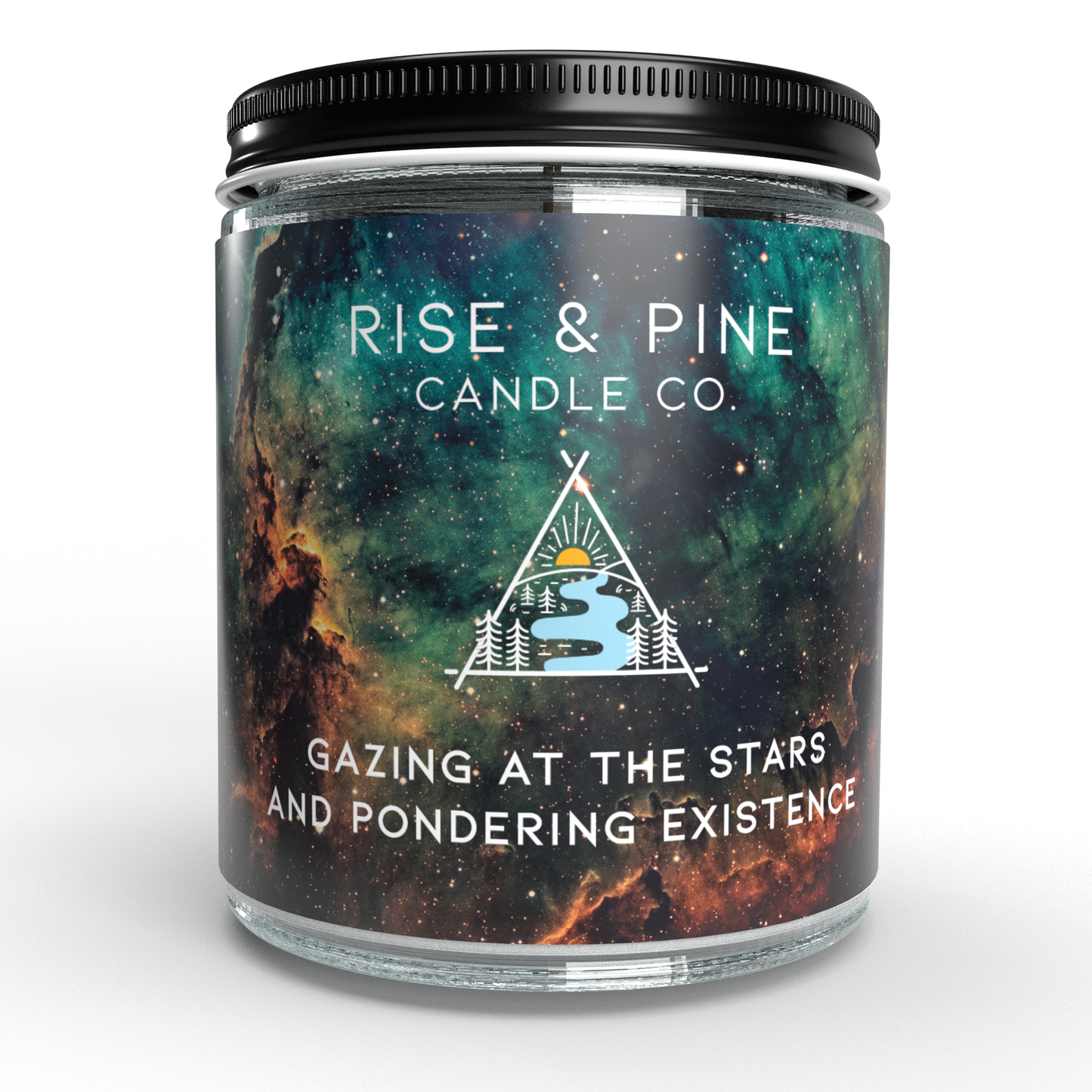 Gazing at the Stars and Pondering Existance: Ozone, Mist & Light Musk Soy Wax Candle