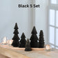Honeycomb trees, vintage folding paper, Christmas, Winter